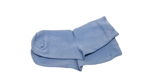 Pair Blue Socks — Stock Photo, Image