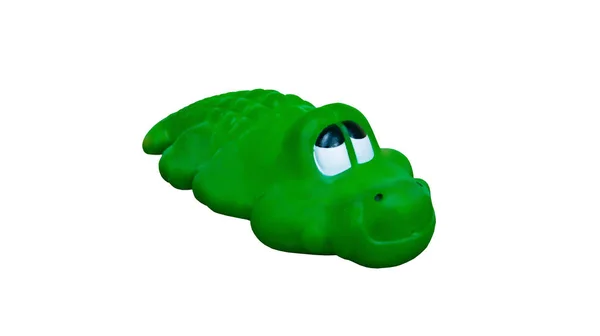 Krokodilspielzeug Mit Quietscher Für Kinder — Stockfoto