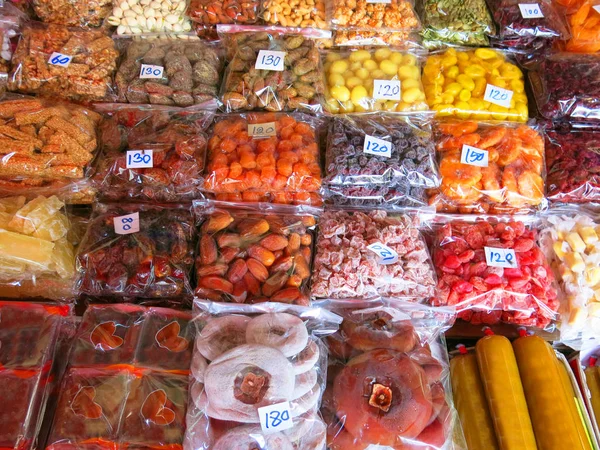 Diferentes Tipos Frutas Verduras Mercado —  Fotos de Stock