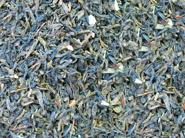 Dry Tea Leaves Market — 图库照片
