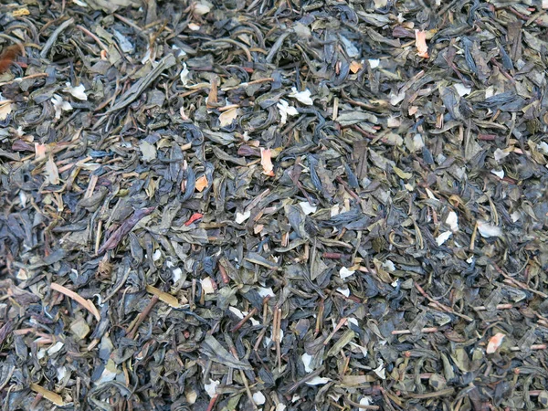 Dry Tea Leaves Market — Stock Photo, Image