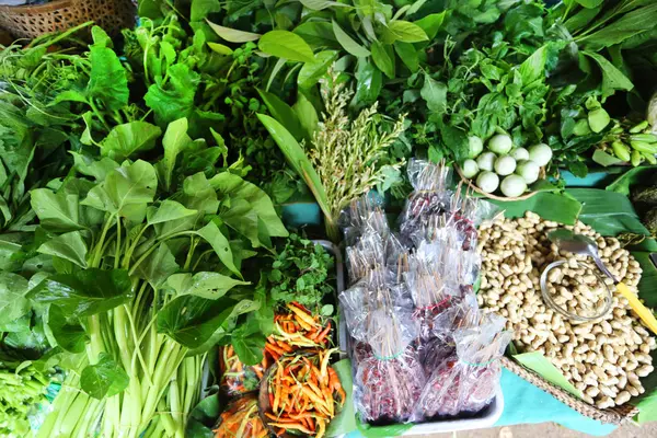 Fresh Vegetables Herbs Market —  Fotos de Stock