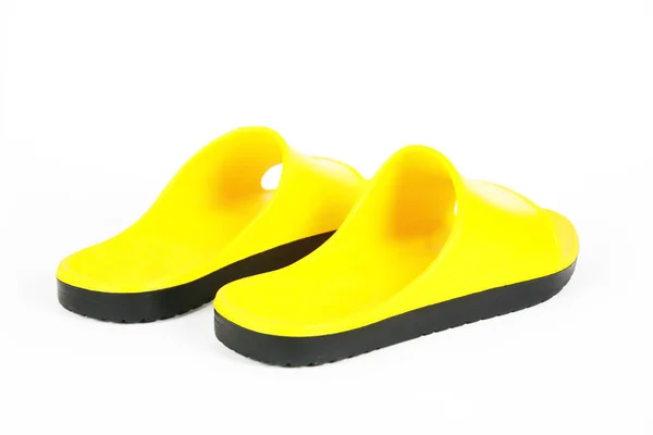 Close Flip Flops Isolated White Background — Foto Stock