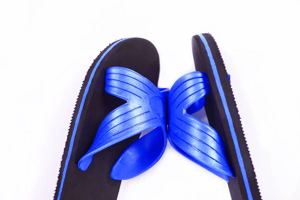 Close Flip Flops Isolated White Background — Foto de Stock