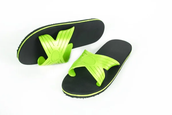 Close Flip Flops Isolated White Background — 图库照片