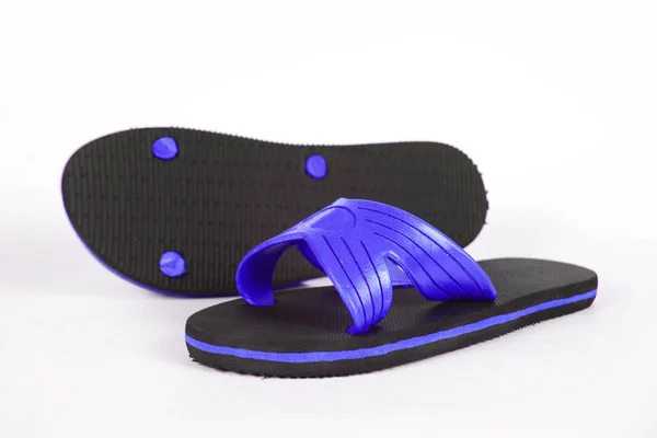 Close Flip Flops Isolated White Background — Foto Stock