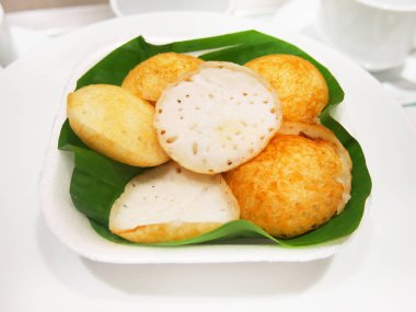 close-up view of deliicous asian food