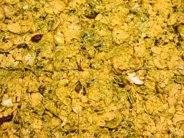 Tatlı tabak içinde çölde .