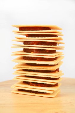 Tatlı tabak içinde çölde .