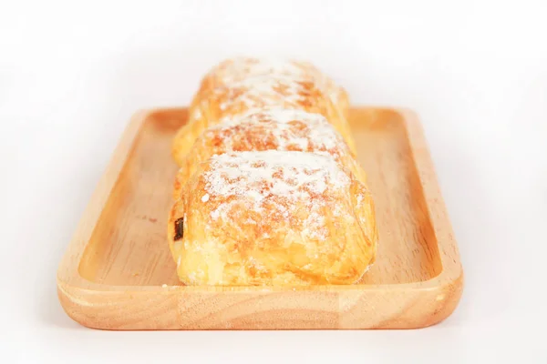 Delicious Fresh Baked Sweet Buns Close — Stock Photo, Image