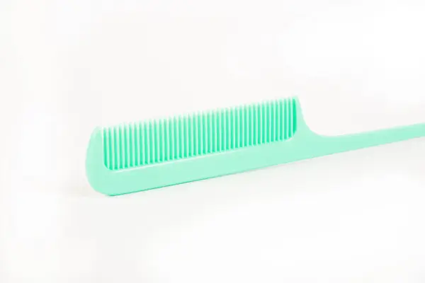 Close View Comb White Background — Fotografia de Stock