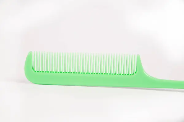 Close View Comb White Background — ストック写真