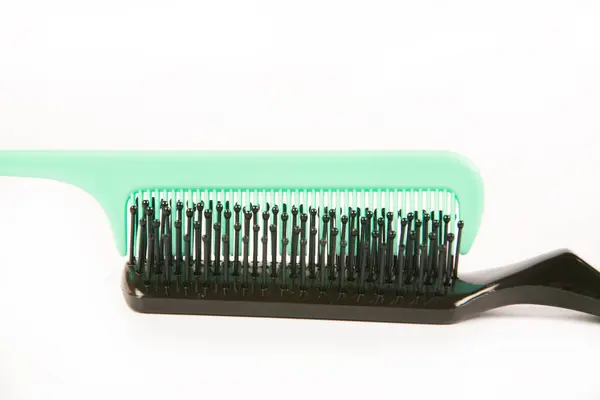 Close View Combs White Background — Stock Photo, Image