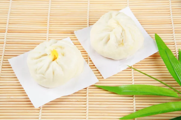 Asian Steamed Dumplings Table — 스톡 사진