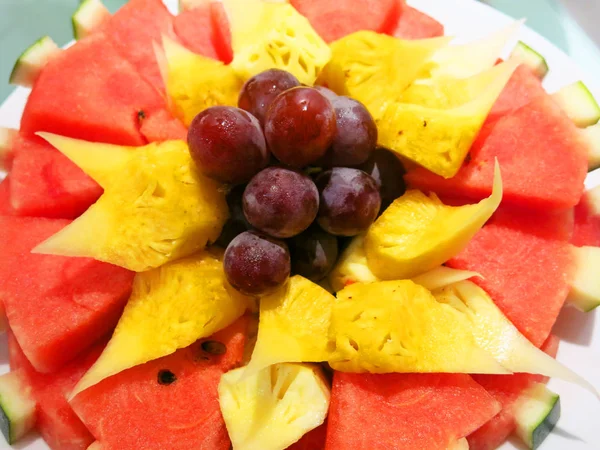 Fresh Fruit Plate — Stock Photo, Image