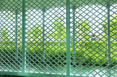 Wall decoration design with terrace in home