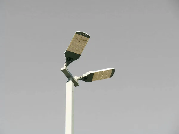 Straatlamp Lucht Achtergrond — Stockfoto