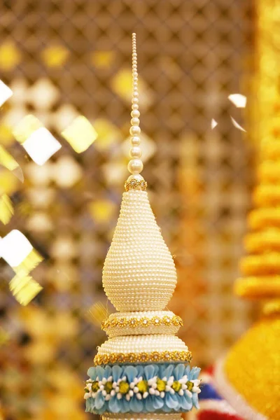 Thai Art Culture Pearl Decoration — Photo