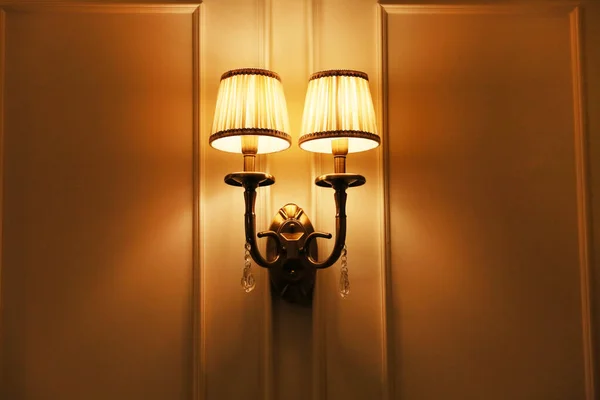 Modern Illuminated Lamp Room — Foto de Stock