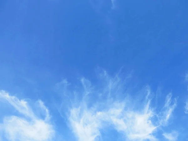 Blue sky with clouds pattern in nature.