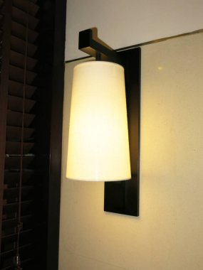 modern aydınlatılmış lamba.