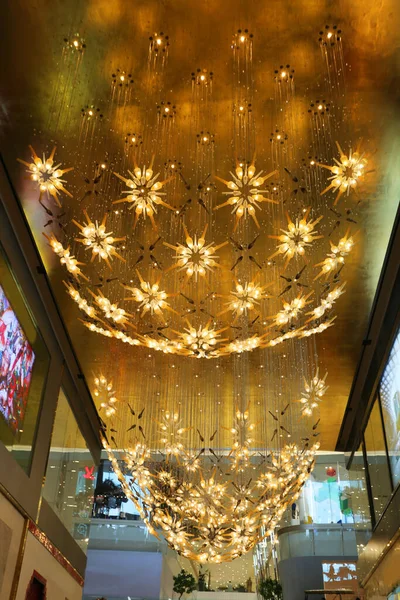 Modern lighting decorations on ceiling