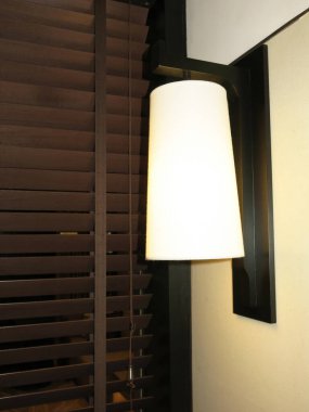 modern aydınlatılmış lamba.