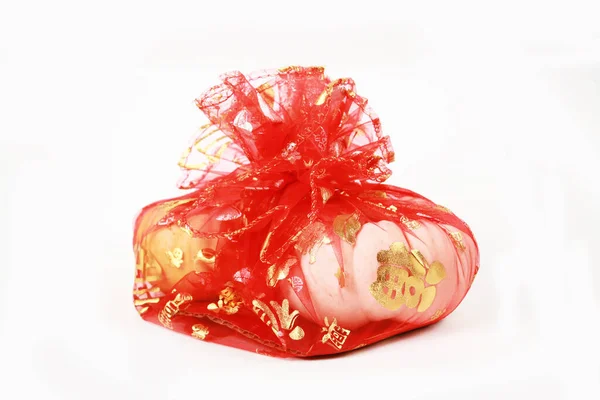 Fruit Wrapped Gift Chinese New Year Festival — Foto Stock