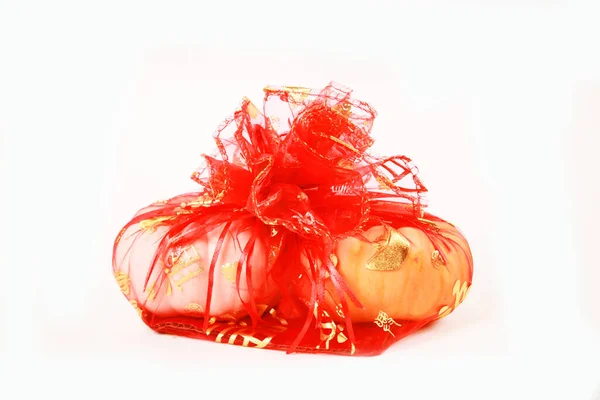 Fruit Wrapped Gift Chinese New Year Festival — Stockfoto