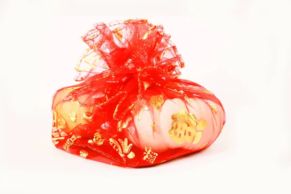 Fruit Wrapped Gift Chinese New Year Festival — Fotografia de Stock