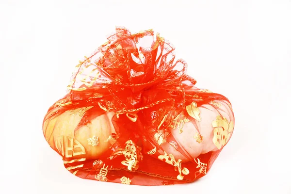 Fruit Wrapped Gift Chinese New Year Festival — Foto Stock