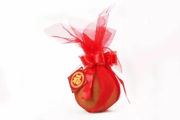 Fruit Wrapped Gift Chinese New Year Festival — Stock fotografie