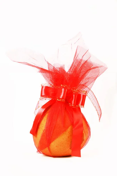 Fruit Wrapped Gift Chinese New Year Festival — Stock Photo, Image