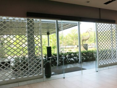 Wall decoration design with terrace in home