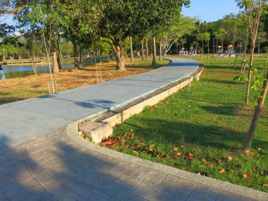 Parkın güzel manzarası 
