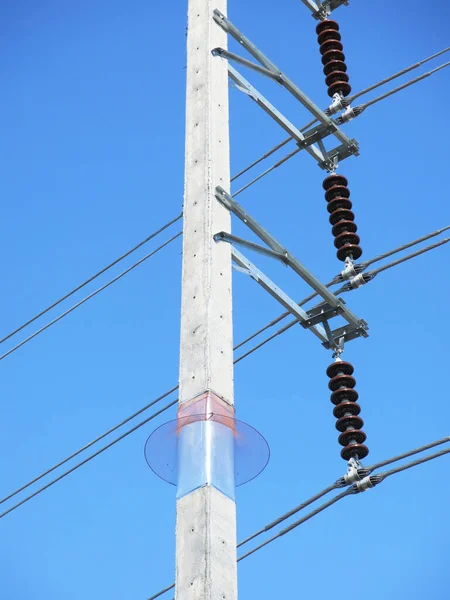 高電圧タワー電気パイロン — ストック写真