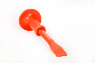 Metal equipment isolated in white background.