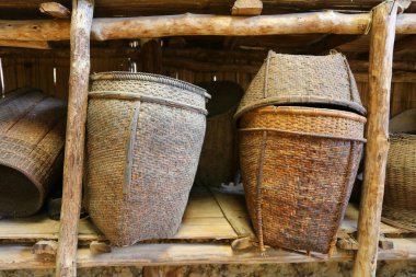 Thai local culture in vintage home.