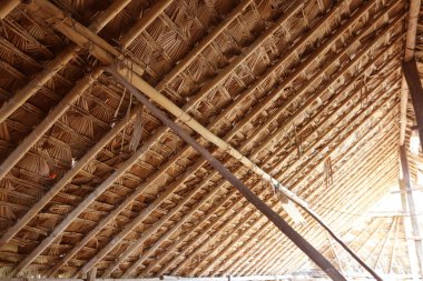 Thai local culture in vintage home.