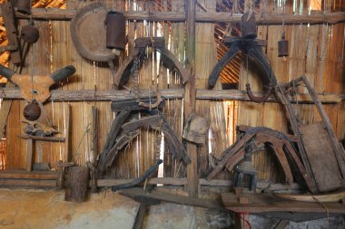 Thai local culture in vintage home.