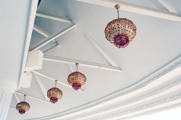 Elegant Ceiling Decorations Lamps Home — Fotografia de Stock