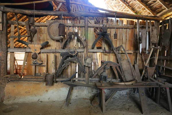 Thai local culture in vintage home.