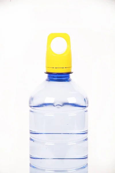 Botol Air Pada Latar Belakang Putih — Stok Foto