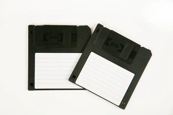 Floppy Disks Isolated White Background — Stock Photo, Image