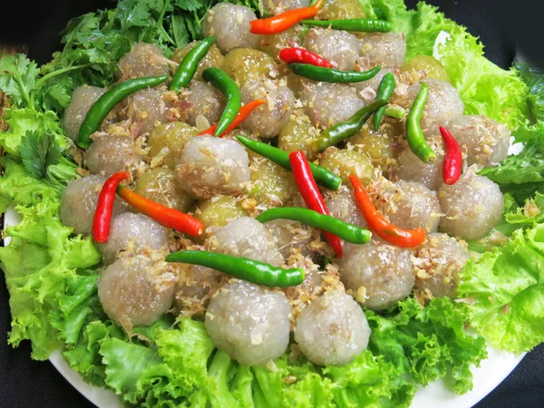 盘子里的泰国菜 — 图库照片