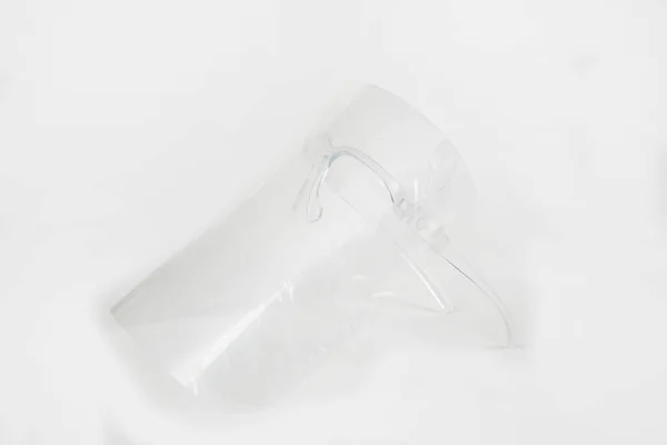 White Plastic Container Light Background — Stock fotografie