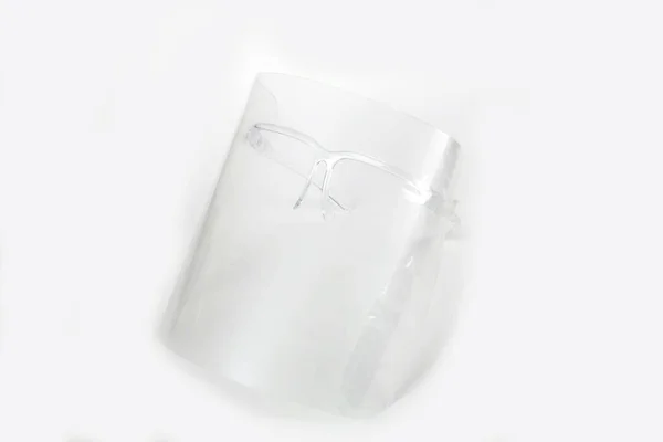 White Plastic Container Light Background — Stockfoto