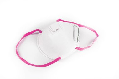 protective mask for medical protection on white background