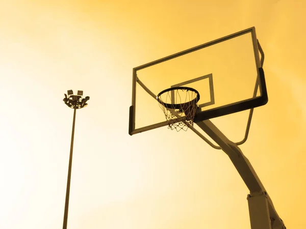 Basketbal Hoepel Straat Stockfoto