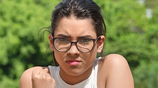 Uma Menina Bonita Perturbada — Fotografia de Stock